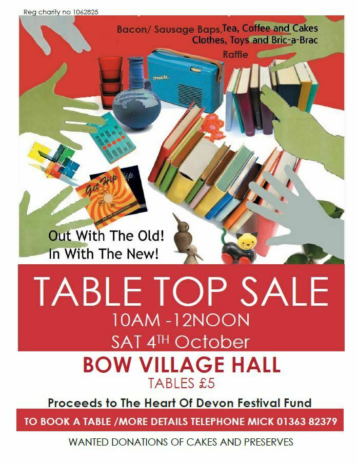 Table Top Sale Poster